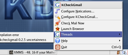 KCheckGmail screenshot