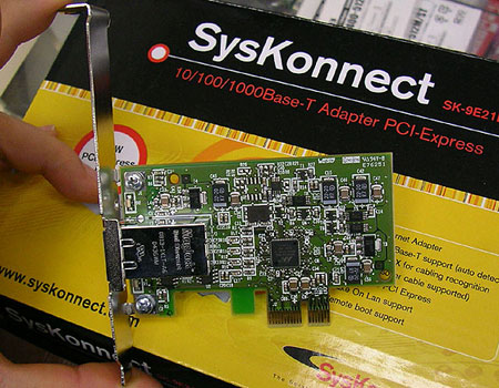 SysKonnect SK 9E21D PCIe-kaart