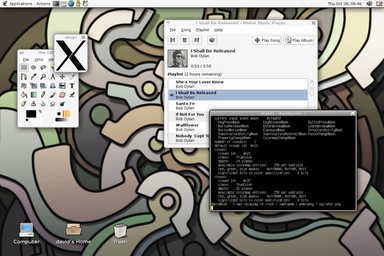 Gnome screenshot (Xgl)