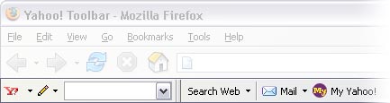 Yahoo Toolbar voor Mozilla Firefox (blend)