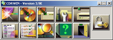 CDRWIN 3.9K screenshot