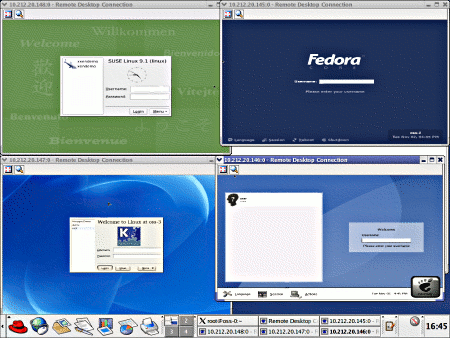 Fedora Core 4 - Xen (klein) Fedora Core 4 - Xen (klein)