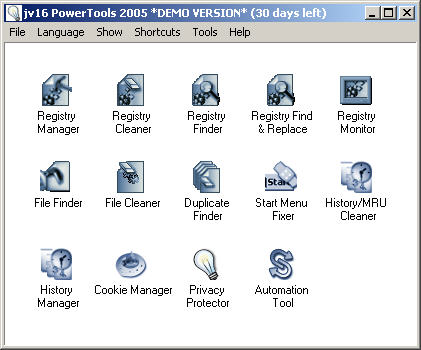 jv16 PowerTools 2005 screenshot