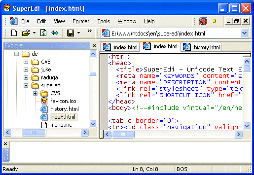 SuperEdi screenshot