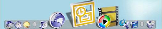 ObjectDock 1.11 screenshot (resized)
