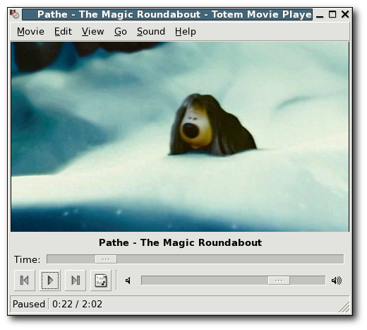 Gnome 2.10 - Totem