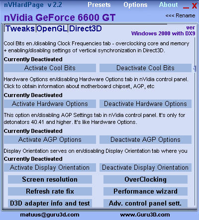 nVHardPage 2.2 screenshot