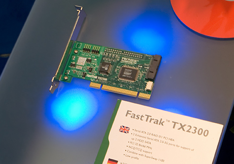 CeBIT 2005: Promise FastTrak TX2300