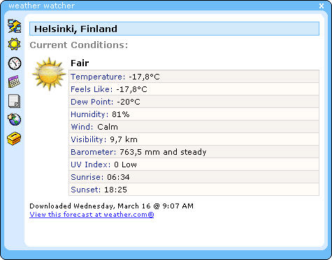 Weather Watcher 5.5d screenshot