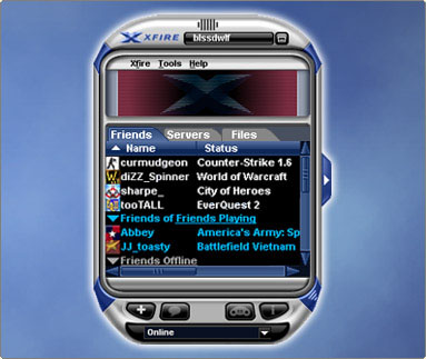 Xfire screenshot