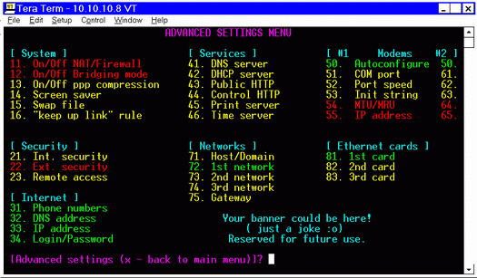 Freesco screenshot