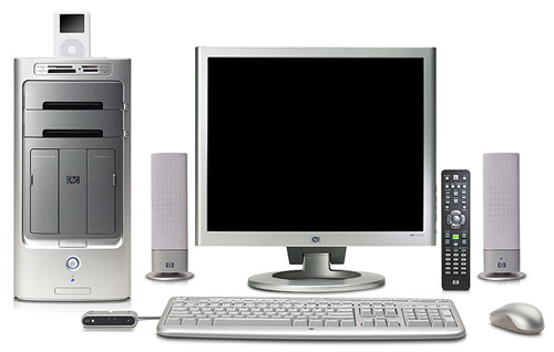 HP Media Center m7000 met iPod-docking