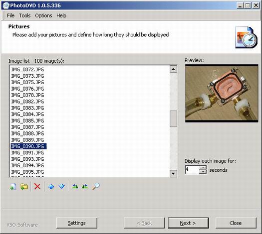 PhotoDVD 1.0.5 screenshot