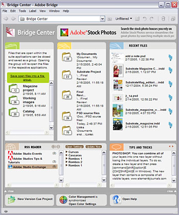 Adobe Bridge voor Creative Suite 2