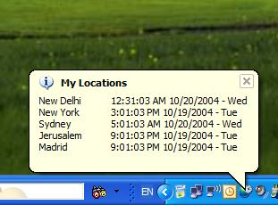 Microsoft Partnet Pack - Time Zone