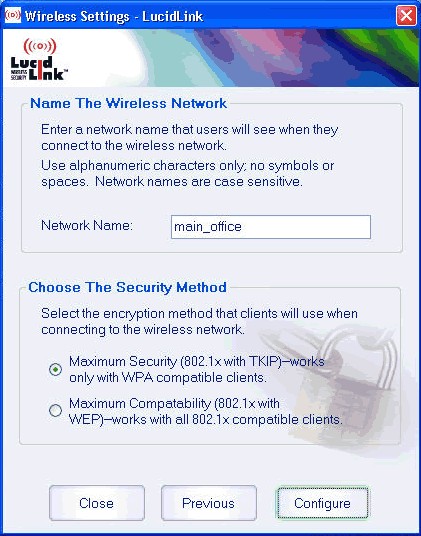 LucidLink configuratie