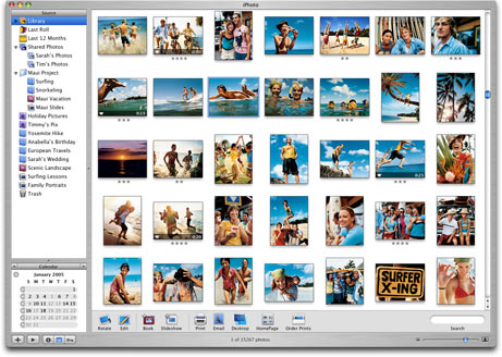 iPhoto 5 screenshot