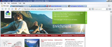 Opera 8 screenshot (kleiner) Opera 8 screenshot (kleiner)