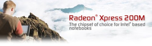 Radeon Xpress 200M-logo voor Intel-processors