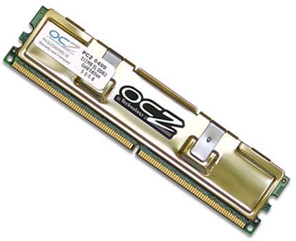 800MHz DDR2 OCZ PC2-6400 Gold geheugen