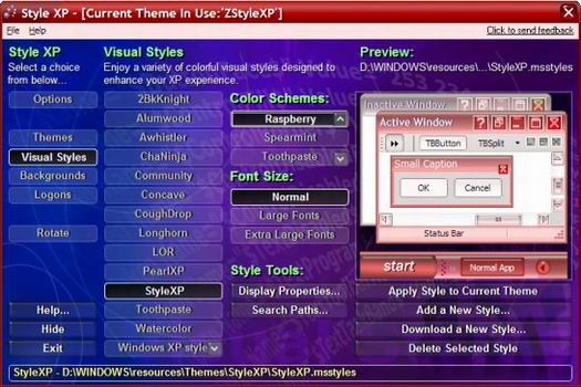 Style XP screenshot (resized)
