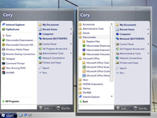 Windows Longhorn - Build 5048 - Start Menu I (klein)