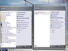 Windows Longhorn - Build 5048 - Start Menu II (klein)