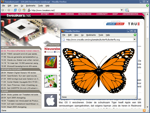 SVG in Mozilla Firefox (klein) SVG in Mozilla Firefox (klein)