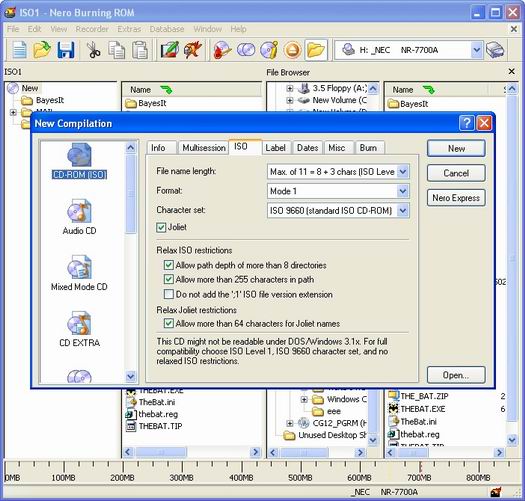 Nero Burning ROM screenshot (resized)