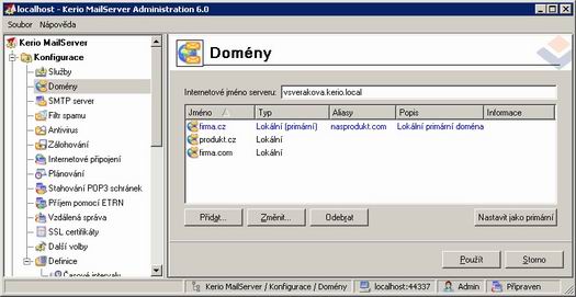 Kerio MailServer 6.0 screenshot (resized)