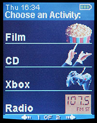 Logitech Harmony 880/885 screenshot