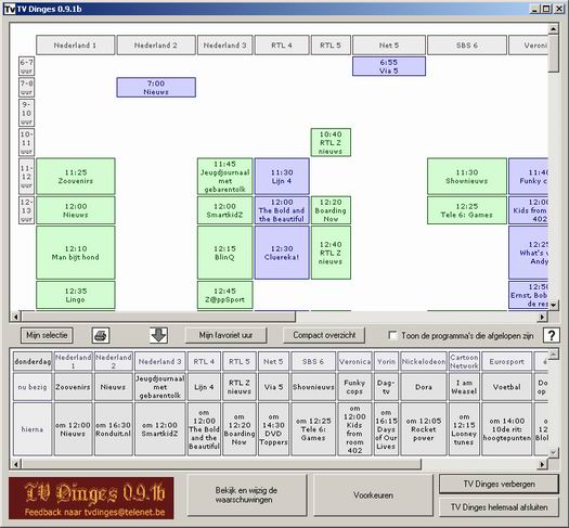 TV Dinges 0.9.1b screenshot (resized)
