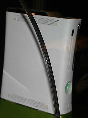 Xbox 360 op de ATi-stand
