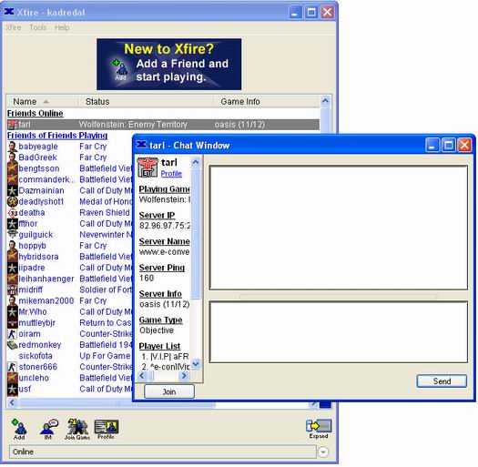 Xfire screenshot (resized)