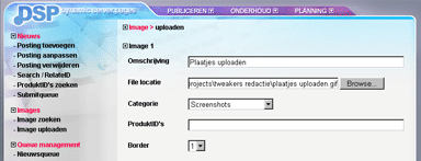 Plaatjes uploaden Plaatjes uploaden