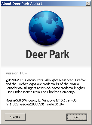 Mozilla Deer Park alpha 1