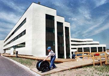 Bouwwerkzaamheden AMD fabrieksterrein Dresden
