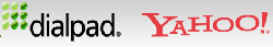 Dialpad and Yahoo logo