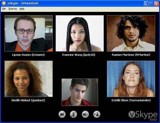 vSkype screenshot