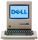 Macintosh met Dell-logo