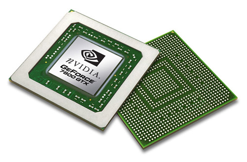 nVidia GeForce 7800 GTX GPU (G70 - voorkant en achterkant) nVidia GeForce 7800 GTX GPU (G70 - voorkant en achterkant)