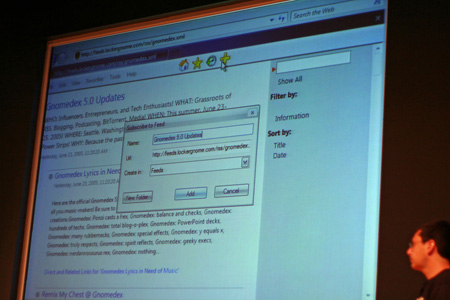 Internet Explorer 7 - RSS-feed toevoegen dialoogvenster (klein)