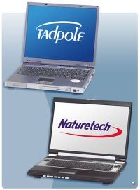 Tadpole Nanotech laptops
