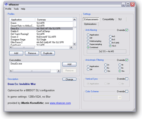 nHancer screenshot