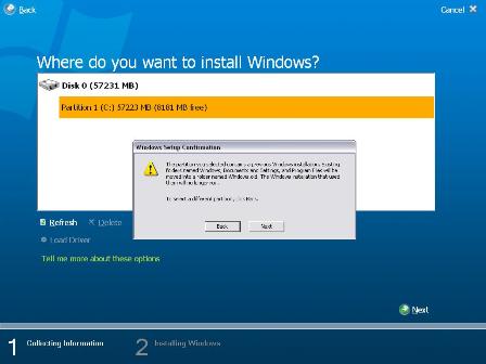 Windows Longhorn build 5203 screenshot installatie 2 (klein) Windows Longhorn build 5203 screenshot installatie 2 (klein)