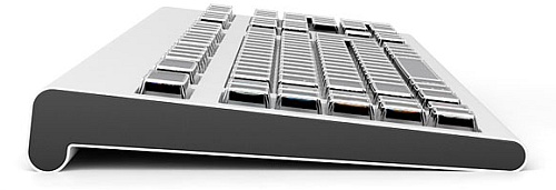 Optimus keyboard – side view Optimus keyboard – side view