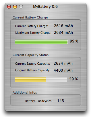myBattery screenshot