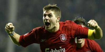 Steven Gerrard, captain van regerend Champions-Leaguekampioen Liverpool, is er blij mee