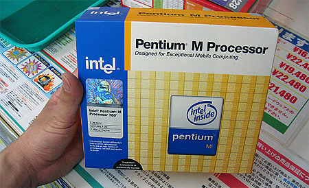 Pentium M 780 in verpakking