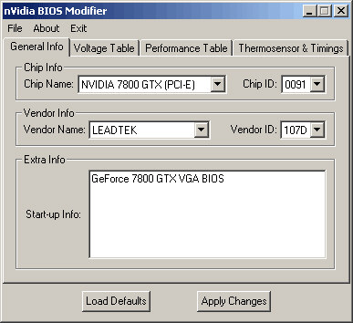 nVidia BIOS Modifier 